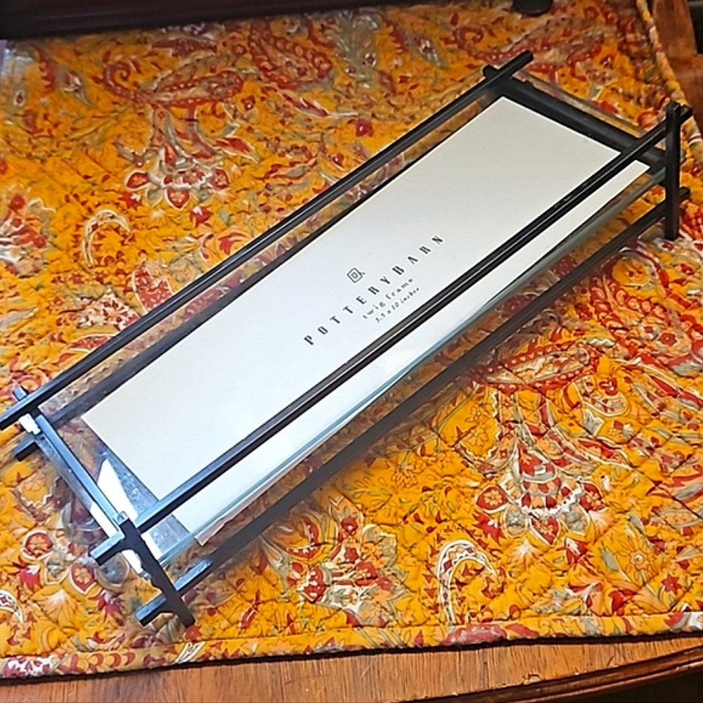 CLEARANCE NEW Pottery Barn RARE neoclassical metal twig frame never used Vtg NOS